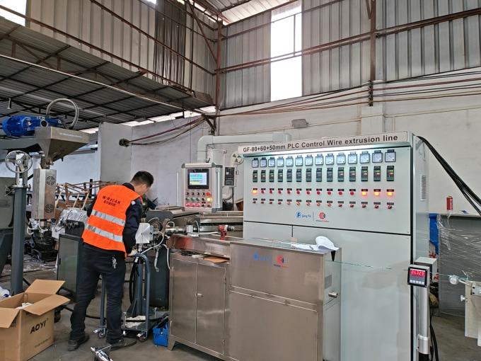 Designed for manufacturers who refuse to compromise on stability and versatility, WIRECANâs 80+60+50mm triple-layer co-extrusion plant is more than just equipmentâit is a comprehensive turnkey powerhouse for high-performance wire production. Whether you are manufacturing PVC building wires, low-voltage electrical cables, or complex multi-layer power and control lines, this system delivers unmatched precision. By synchronizing three specialized extruders (80mm, 60mm, and 50mm), the plant allows for the seamless integration of functional layersâoptimizing everything from insulation and protective cladding to precise color identification in a single pass. Why Top Manufacturers Choose WIRECAN: Precision Engineering: Controlled by a centralized PLC + HMI interface, the system guarantees superior concentricity and razor-sharp layer thickness accuracy. End-to-End Automation: Weâve integrated extrusion, cooling, real-time testing, and automated packaging to create a "hands-off" production environment that slashes labor costs. Global Compliance: Built to meet rigorous European and North American standards, this platform is ready-made for export-oriented businesses looking to scale in international markets. WIRECAN â Precision extrusion solutions for the global cable industry.