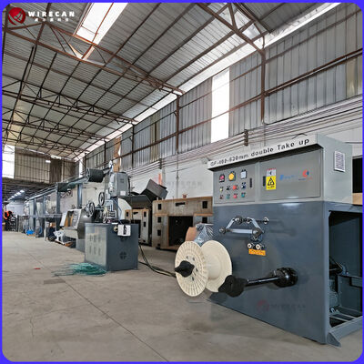 خط بثق أسلاك التحكم PLC GF-80+60+50 مم لإنتاج أسلاك البناء