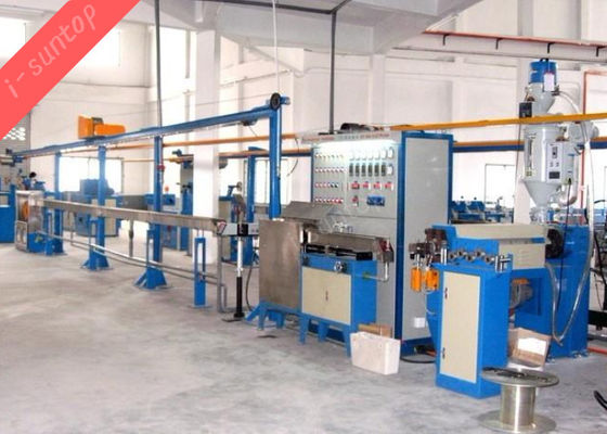 التحكم PLC 50 هرتز الكابلات الأسلاك النحاسية ماكينة مع مادة PE