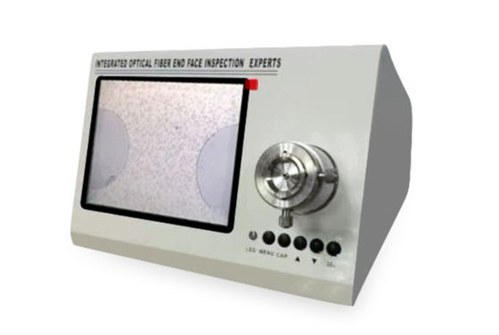 يده المحمولة DC12V الألياف نهاية الوجه كاشف الألياف البصرية كابل تستر