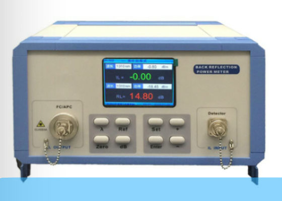 شاشة ملونة 1550nm اختبار فقدان العودة ، IL&RL اختبار فقدان الإدراج