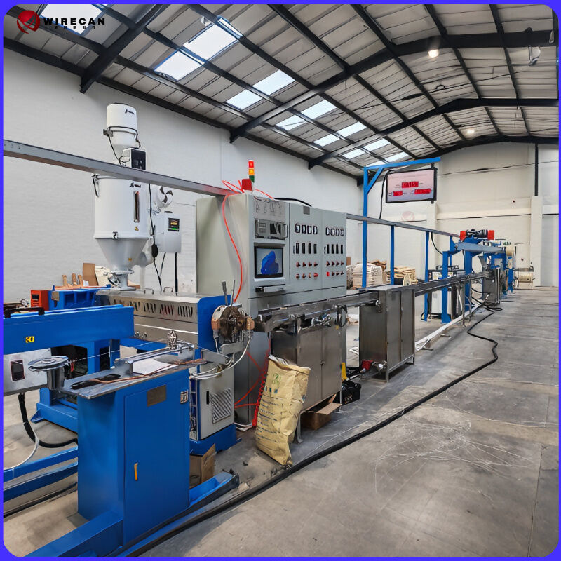 WRK-50 Indoor Optical Cable Production Line / Fiber Optic Cable Making Machine