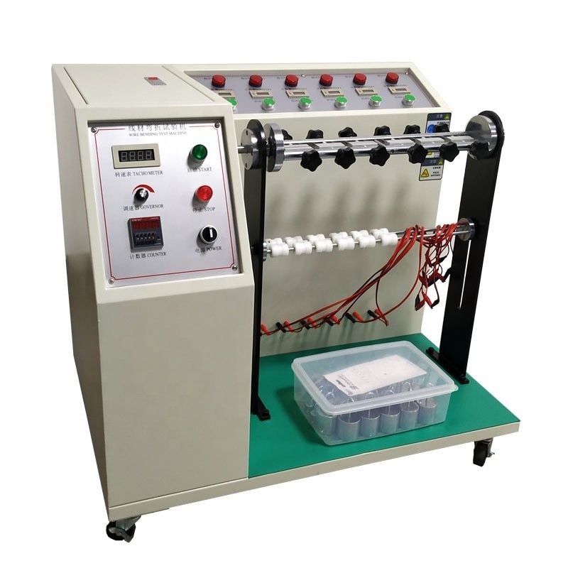 جهاز اختبار الكابلات المرن المقاوم للتآكل ، جهاز اختبار انحناء الكابلات 60c.P.M