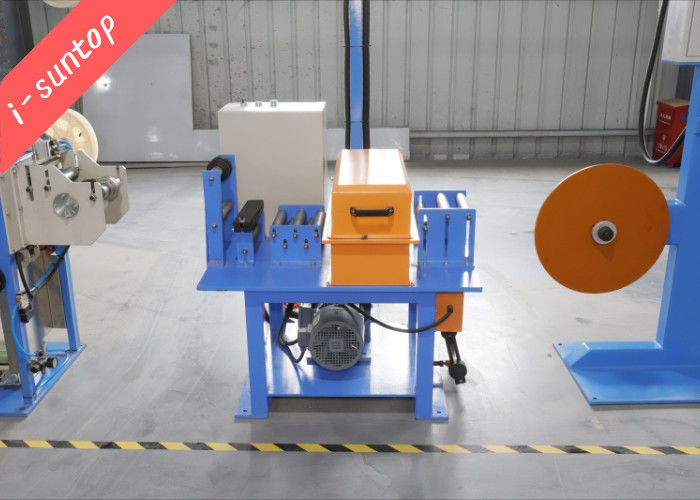 100mm 70m / Min الألومنيوم الشريط المموج آلة الألياف البصرية كابل آلة